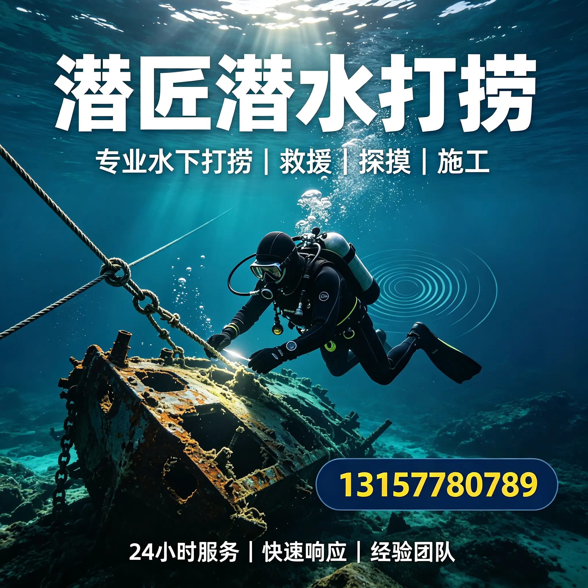 海丰水下打捞作业服务产品